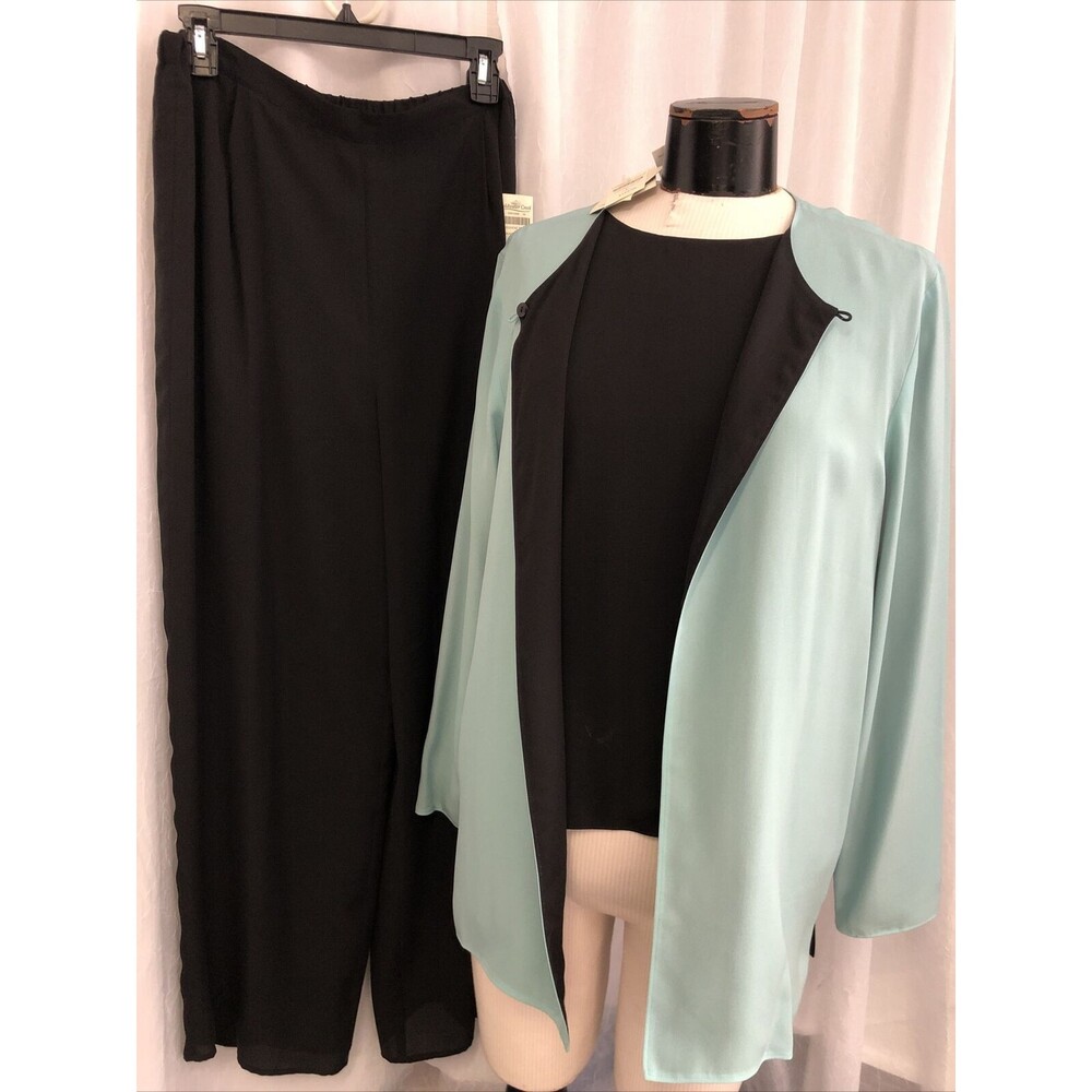 Coldwater Creek Women's Outfit 3pc. Reversible 100% Silk Size Large NWT $277
